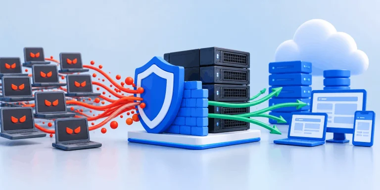 Image Sep 26 2026 10 29 55 AM حمله DDoS چیست؟ انواع، نشانهها و روشهای مقابله در 2026
