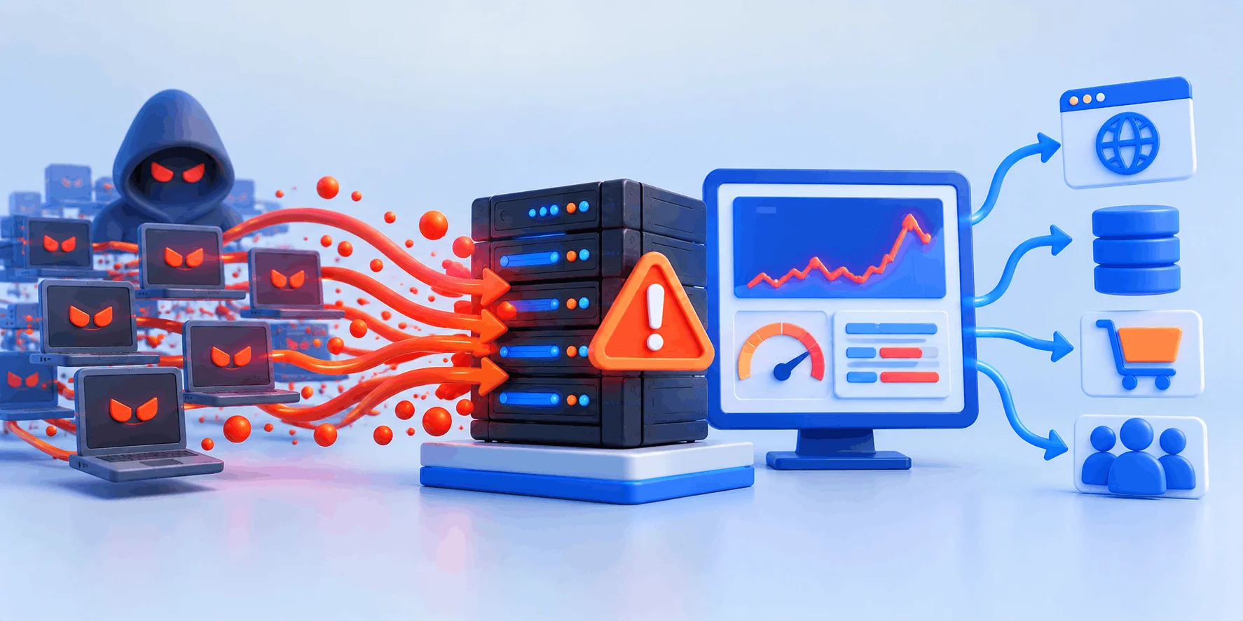 نشانههای حمله DDoS به سرور و اهداف رایج مهاجمان نشانههای حمله DDoS به سرور و اهداف رایج مهاجمان