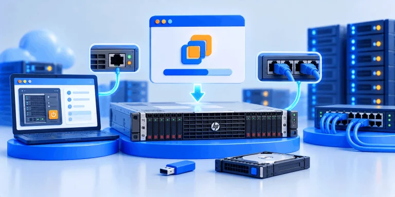 Image Sep 27 2026 10 29 26 AM آموزش نصب ESXi روی سرور HP؛ از iLO تا شبکه در 2026