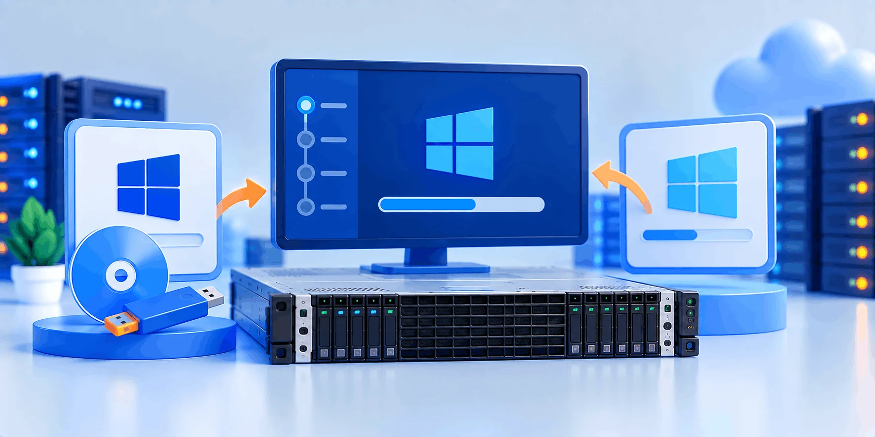 آموزش نصب ویندوز سرور 2022 و 2025 روی سرور اختصاصی