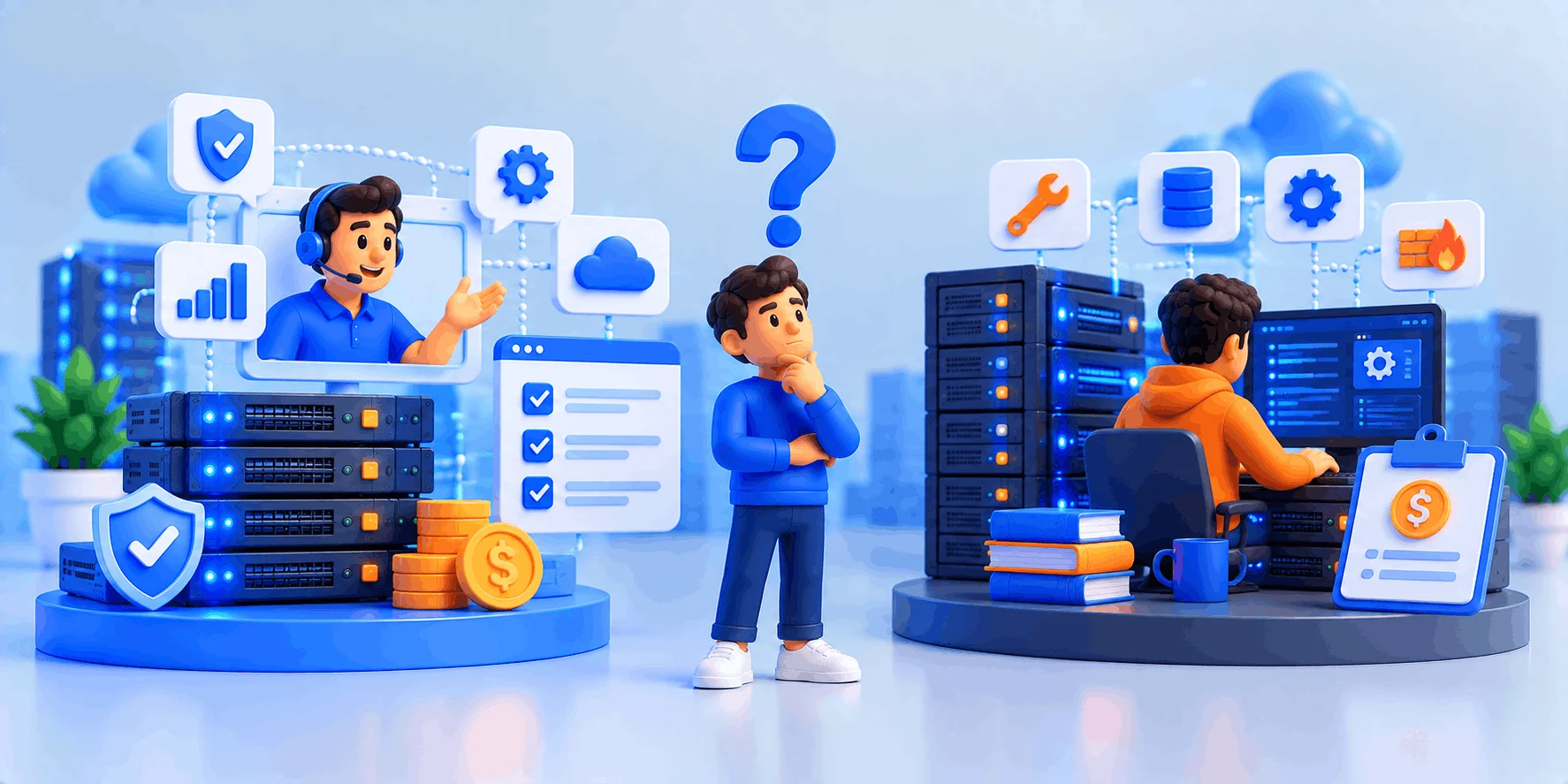 هزینهها و خدمات مدیریت سرور؛ کدام مدل برای تیم شما مناسب است؟ هزینهها و خدمات مدیریت سرور؛ کدام مدل برای تیم شما مناسب است؟