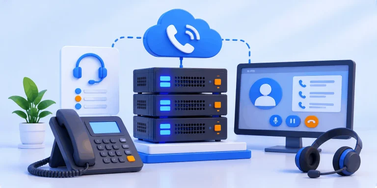 Modern VoIP Call Center Hub 1 سرور VoIP چیست؟ مشخصات سرور ویپ برای مرکز تماس 2026