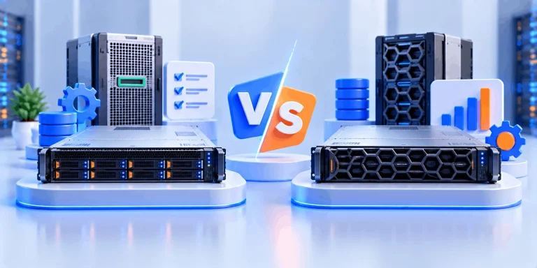 Server Showdown Blue vs Orange مقایسه سرور HP و Dell؛ ProLiant یا PowerEdge در 2026