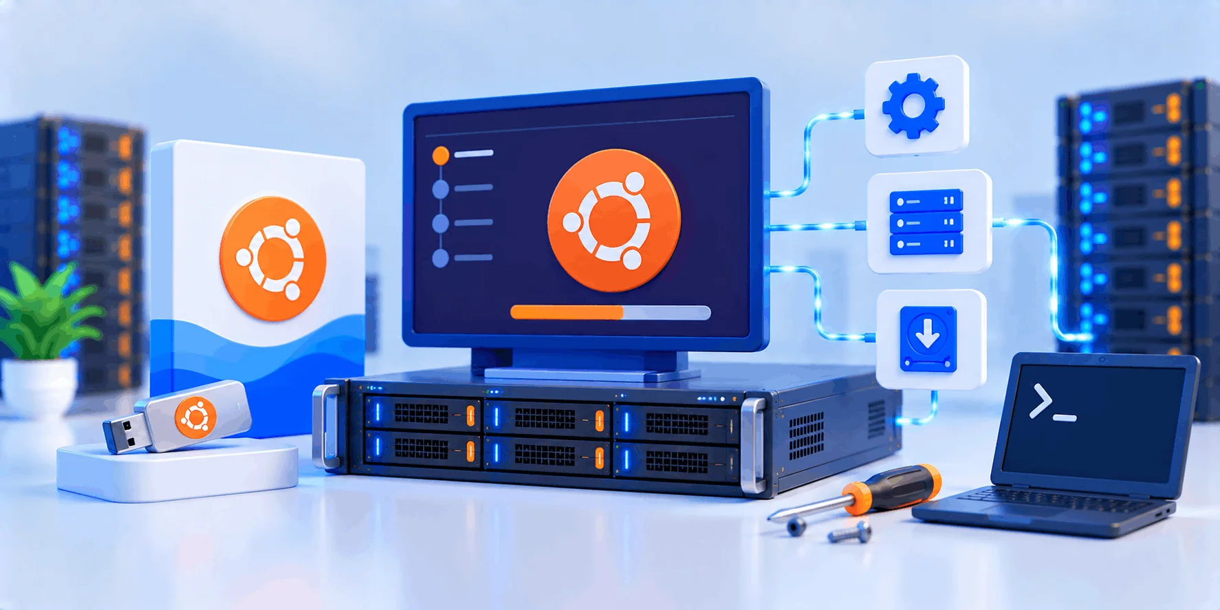 نصب Ubuntu Server روی سرور اختصاصی؛ آموزش گام‌به‌گام 2026