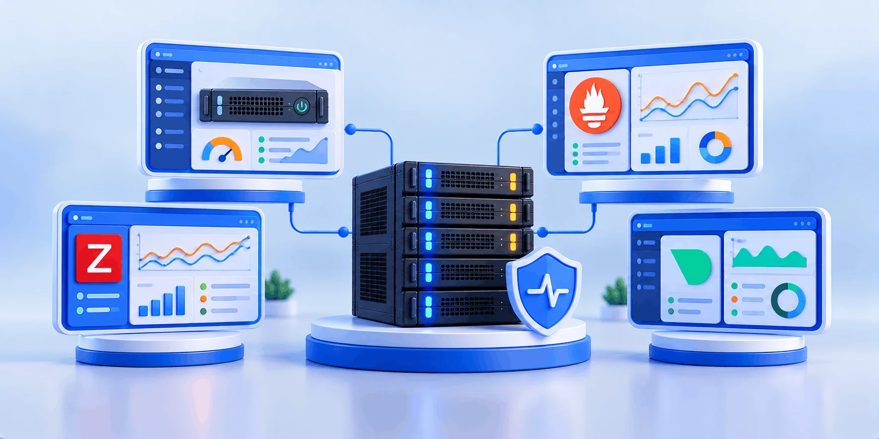 ابزارهای پایش سرور؛ iLO، Zabbix، Prometheus و Netdata ابزارهای پایش سرور؛ iLO، Zabbix، Prometheus و Netdata
