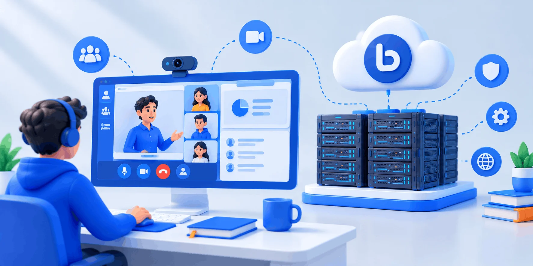 سرور بیگ بلو باتن چیست و BigBlueButton چگونه کار میکند؟ سرور بیگ بلو باتن چیست و BigBlueButton چگونه کار میکند؟
