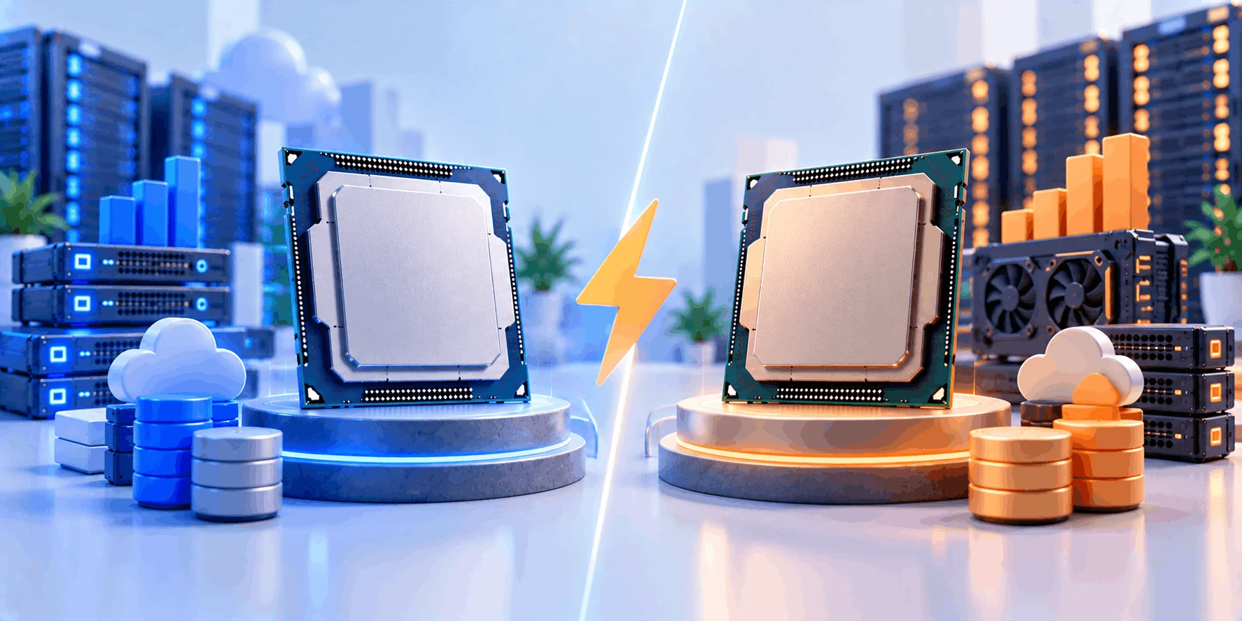 Intel Xeon در برابر پردازنده EPYC؛ کدام برای سرور بهتر است؟ Intel Xeon در برابر پردازنده EPYC؛ کدام برای سرور بهتر است؟