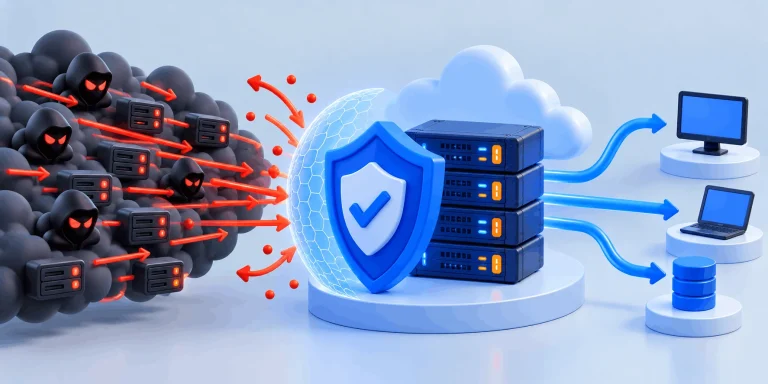 DDoS Protection Shield Against Cyber Attacks Anti DDoS چیست؟ راهنمای سرور ضد دیداس در 2026