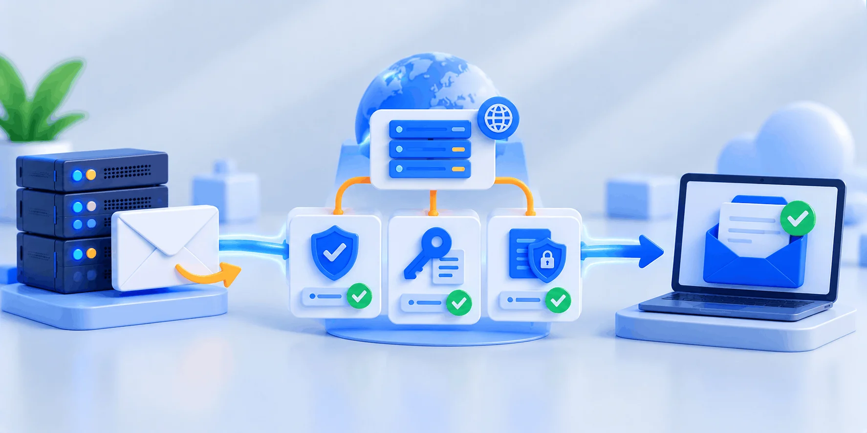 تنظیم SPF، DKIM و DMARC برای دامنه فرستنده تنظیم SPF، DKIM و DMARC برای دامنه فرستنده