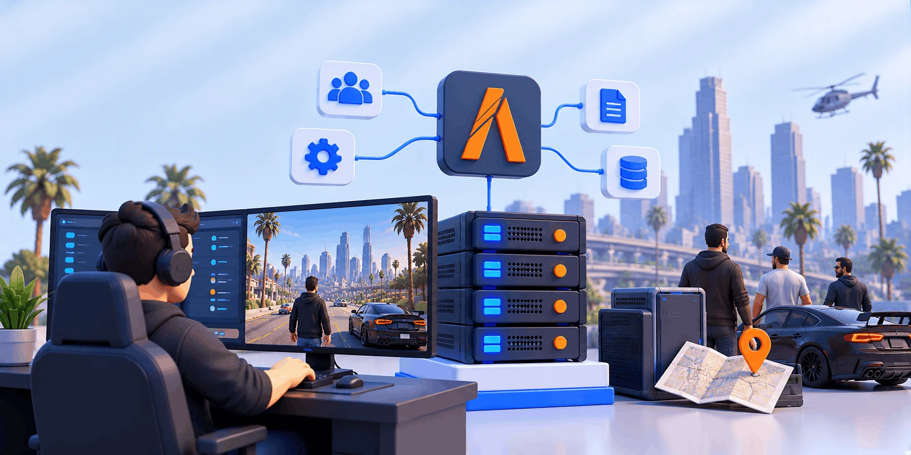 ساخت سرور FiveM چیست و FXServer چطور کار میکند؟
ساخت سرور FiveM چیست و FXServer چطور کار میکند؟