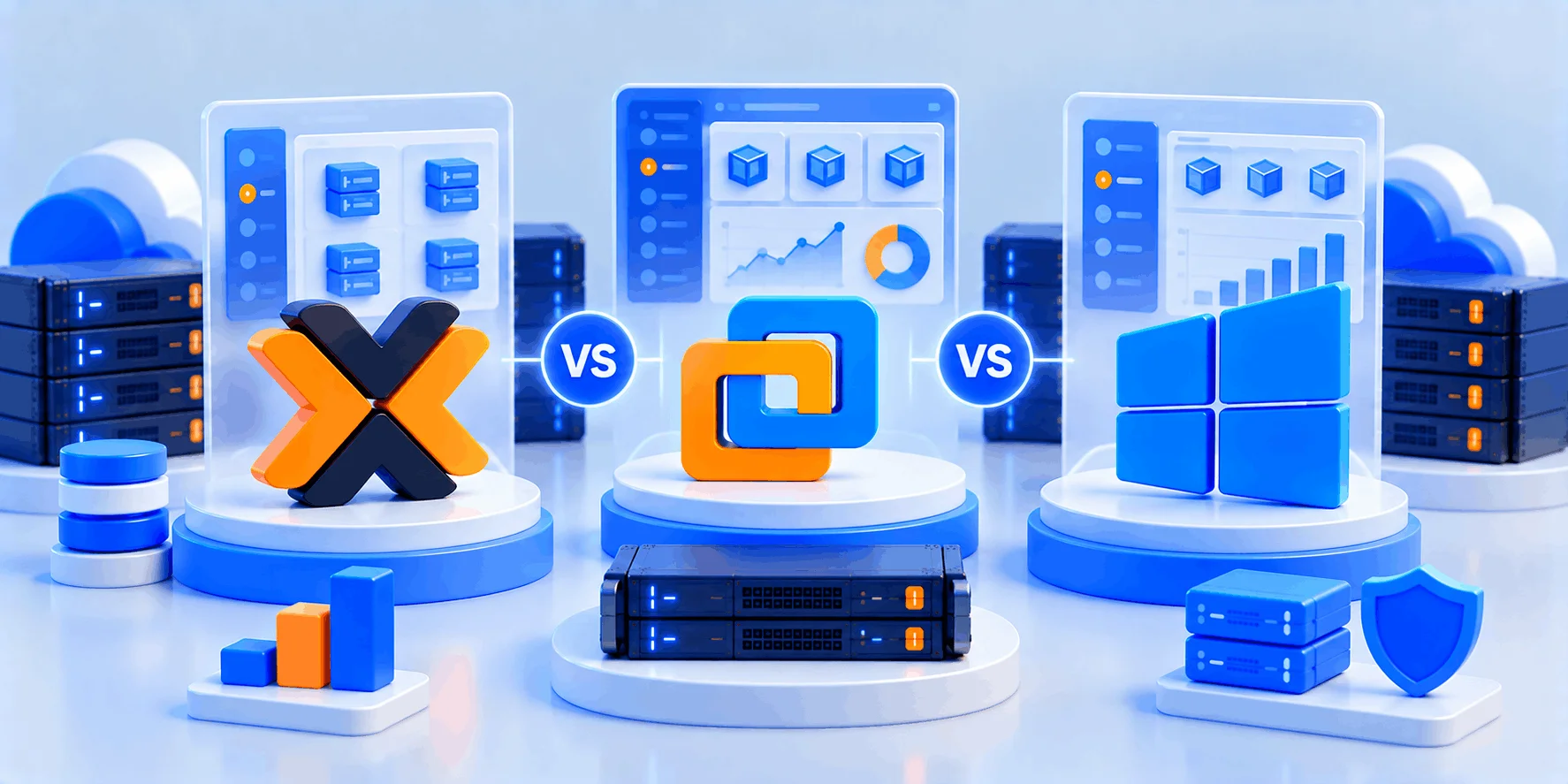 مقایسه Proxmox و ESXi و Hyper-V؛ بهترین مجازیساز 2026