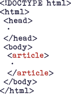 تگ article و کاربرد آن در HTML