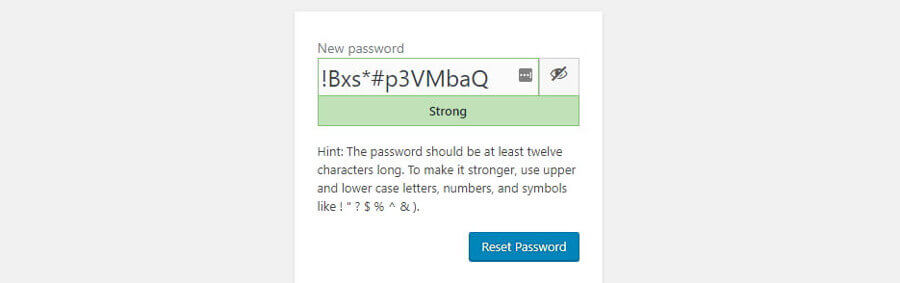 بازیابی رمز عبور وردپرس